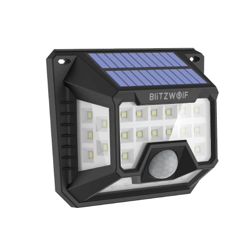 Buy External Blitzwolf LED solar lamp BW-OLT3 with dusk and motion sensor, 1200mAh (2 pcs) - BLZ289 - {ean13} - Home Screen Store Europe