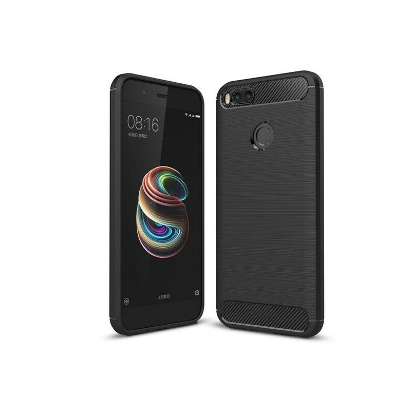 Etui HS Case SOLID TPU Xiaomi Mi A1/5X Black + Szkło