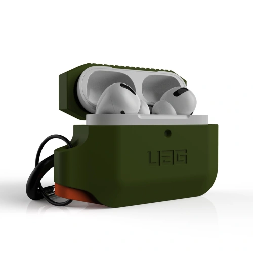Kup Etui UAG Urban Armor Gear Carcasă din silicon pentru Apple Airpods Pro (Maro Olive/Portocalie) - UAG350OLIORG - {ean13} - Sklep Home Screen