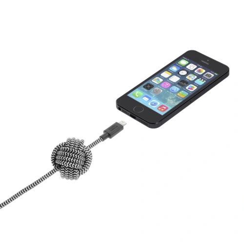 Kup Kabel Native Union Night Cable Lightning cu nod de 3m (zebra) - NTU044ZEB - {ean13} - Sklep Home Screen