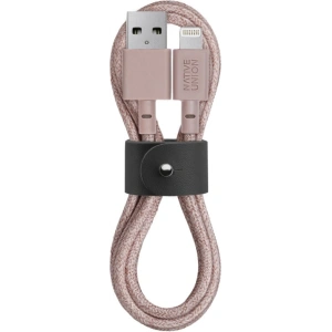 Buy Native Union Belt Cable Lightning 1.2m (rose) - NTU047RS - {ean13} - Home Screen Store Europe