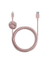 Kábel Native Union Night Cable Lightning csatlakozóval 3m (rózsaszín)