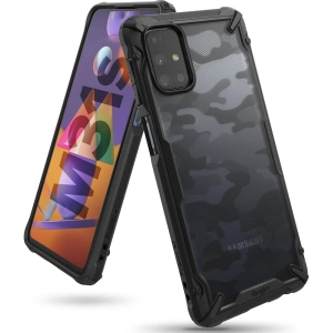Kup Etui Ringke Fusion-X Samsung Galaxy M31s Camo (Moro) Black - RGK1279MOB - {ean13} - Sklep Home Screen