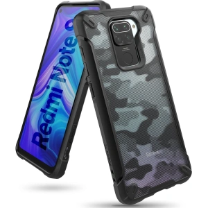 Kup Etui Ringke Fusion-X Redmi Note 9 Camo (Moro) Fekete - RGK1285MOB - {ean13} - Sklep Home Screen