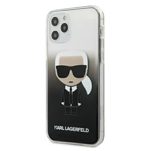 Kup Etui Karl Lagerfeld KLHCP12LTRDFKBK Apple iPhone 12 Pro Max fekete/black hardcase Gradient Ikonik Karl - KLD327BLK - {ean13} - Sklep Home Screen