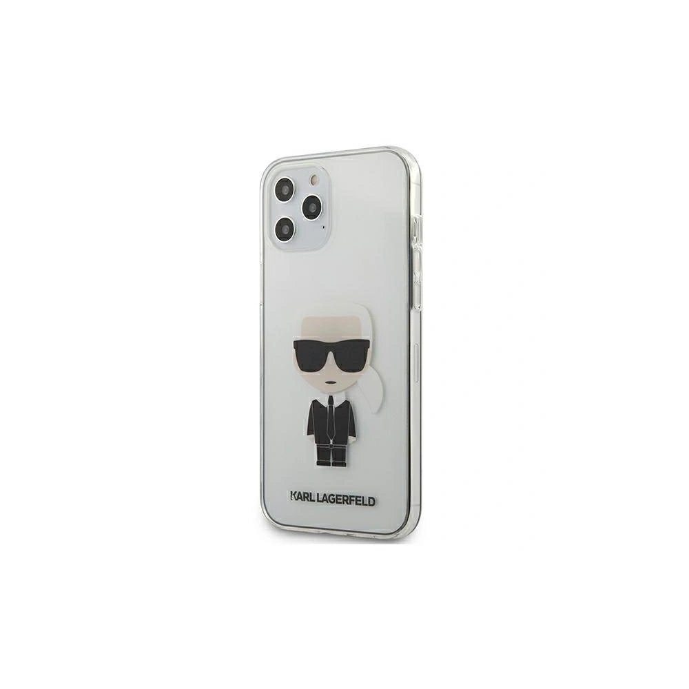 Etui Karl Lagerfeld KLHCP12LTRIK Apple iPhone 12 Pro Max hardcase Transparent Ikonik