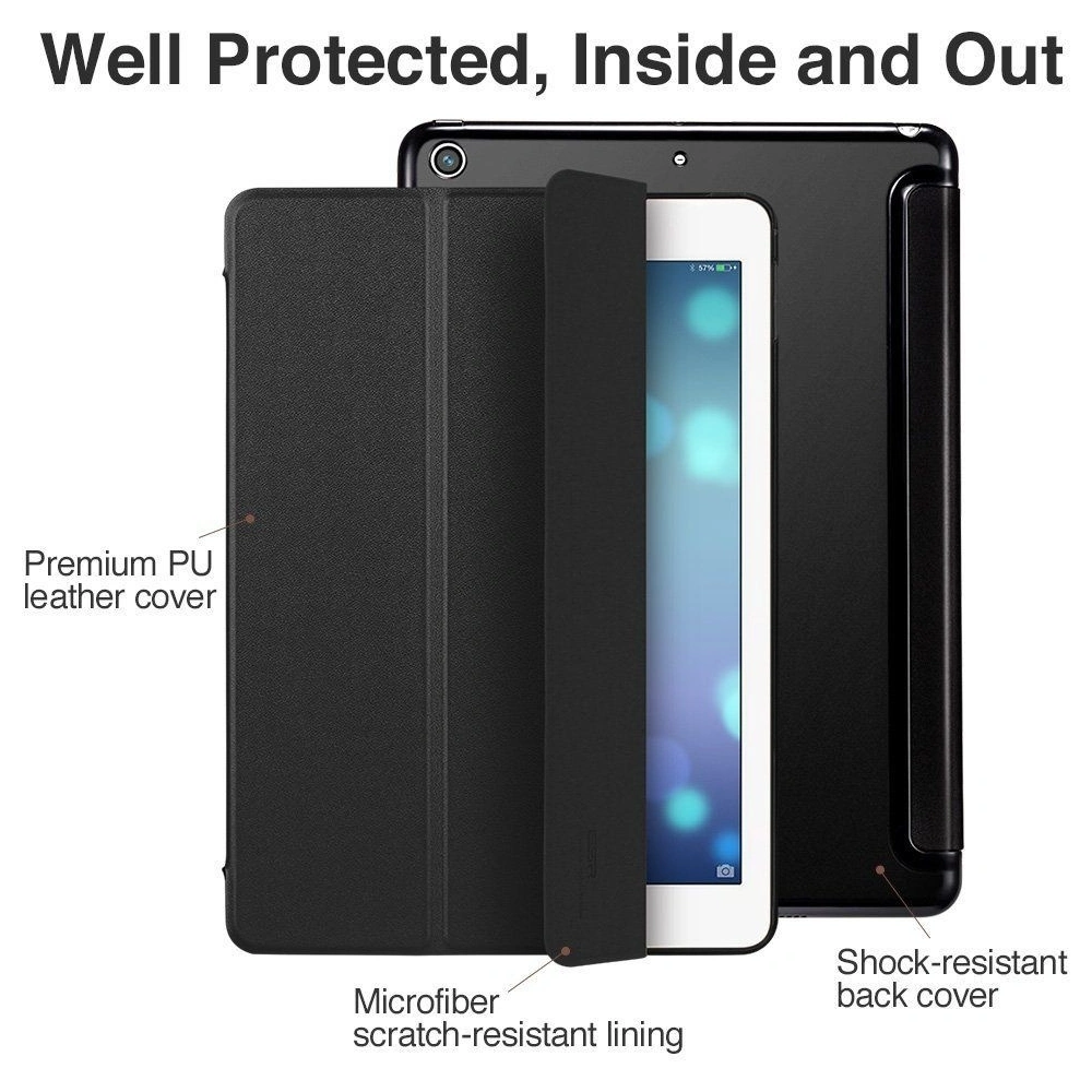Etui ESR Yippee Apple iPad 9.7 2017/2018 (5. i 6. generacji) Black