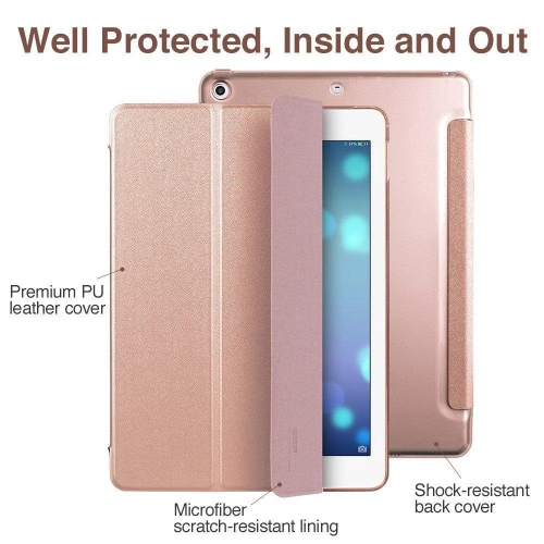 Kup ESR Apple Tasche Yippee iPad 9.7 2017/2018 (5. und 6. Generation) Rose Gold - ESR222RS - {ean13} - Sklep Home Screen
