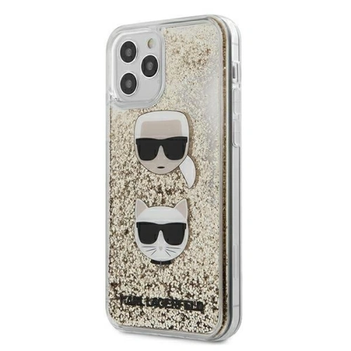 Kup Etui Karl Lagerfeld KLHCP12MKCGLGO Apple iPhone 12/12 Pro aurie/gold hardcase Liquid Glitter Karl&Choupette - KLD333GLD - {ean13} - Sklep Home Screen