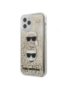Etui Karl Lagerfeld KLHCP12MKCGLGO Apple iPhone 12/12 Pro arany/hardcase Liquid Glitter Karl&Choupette