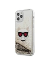 Etui Karl Lagerfeld KLHCP12MLCGLGO Apple iPhone 12/12 Pro aur/gold hardcase Liquid Glitter Choupette