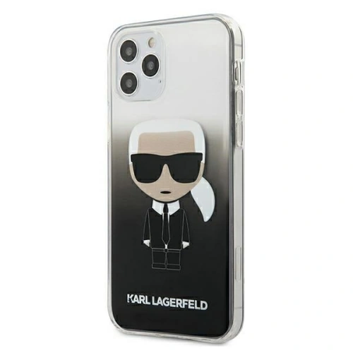 Kup Karl Lagerfeld Apple Tasche KLHCP12MTRDFKBK iPhone 12/12 Pro schwarz/schwarz Hartschale Gradient Ikonik Karl - KLD341BLK - {ean13} - Sklep Home Screen