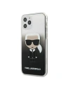 Etui Karl Lagerfeld KLHCP12MTRDFKBK Apple iPhone 12/12 Pro fekete/black kemény tok Gradient Ikonik Karl