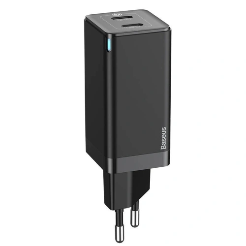 Kup Baseus Ladegerät GaN2 C+C, 45W, EU (schwarz) - BSU1769BLK - {ean13} - Sklep Home Screen