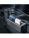 Kup Baseus Deluxe Metall Auto-Organizer mit Getränkehalter, 2x USB-Laden (schwarz) - BSU1771BLK - {ean13} - Sklep Home Screen