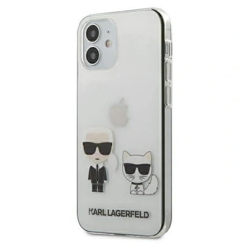 Kup Etui Karl Lagerfeld KLHCP12SCKTR Apple iPhone 12 mini hardcase Transparent Karl & Choupette - KLD344CL - {ean13} - Sklep Home Screen