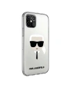 Etui Karl Lagerfeld KLHCP12SKTR Apple iPhone 12 mini hardcase Transparent Capul lui Karl