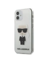 Karl Lagerfeld Apple Tasche KLHCP12STRIK iPhone 12 mini Hartschale Transparent Ikonik
