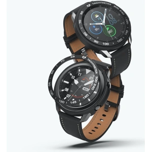 Etui Ringke Air Sports + nakładka Ringke Bezel Styling Samsung Galaxy Watch 3 45mm Black GW3-45-10