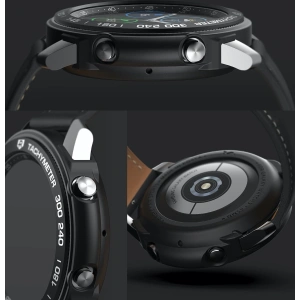 Etui Ringke Air Sports + nakładka Ringke Bezel Styling Samsung Galaxy Watch 3 45mm Black GW3-45-10