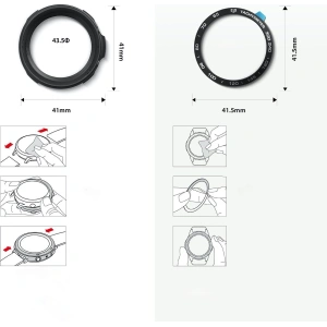 Kup Etui Ringke Air Sports + nakładka Ringke Bezel Styling Samsung Galaxy Watch 3 41mm Black GW3-41-10 - RGK1292BLK - {ean13} - Sklep Home Screen