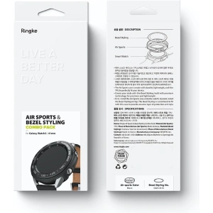 Kup Etui Ringke Air Sports + nakładka Ringke Bezel Styling Samsung Galaxy Watch 3 41mm Negru GW3-41-10 - RGK1292BLK - {ean13} - Sklep Home Screen