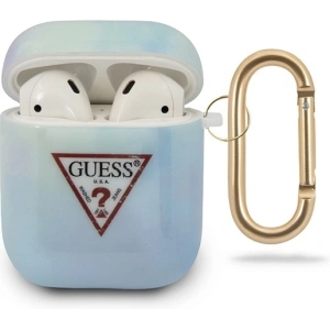 Kup Etui Guess GUACA2TPUMCGC02 husă Apple AirPods albastră/blue Colecția Tie & Dye - GUE582BLU - {ean13} - Sklep Home Screen