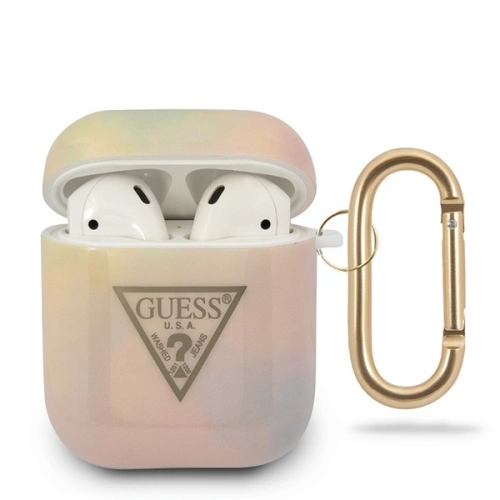 Kup Guess Apple Tasche GUACA2TPUMCGG01 AirPods Hülle rosa/rosa Tie & Dye Kollektion - GUE583PNK - {ean13} - Sklep Home Screen