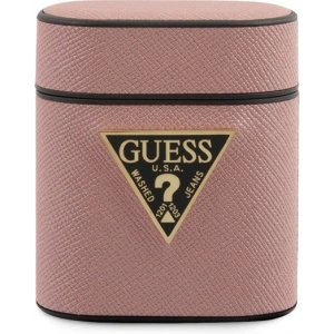 Kup Etui Guess GUACA2VSATMLPI Apple AirPods cover różowy/pink Saffiano - GUE584PNK - {ean13} - Sklep Home Screen