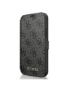Etui Guess GUFLBKSP12L4GG Apple iPhone 12 Pro Max gri/grey carte 4G Charms Collection