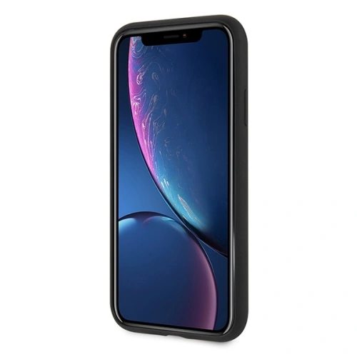 Kup Guess Apple Tasche GUHCI61G4GLGR iPhone XR grau/grau Hartschale 4G Stripe Collection - GUE593GRY - {ean13} - Sklep Home Screen