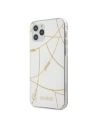 Guess Apple Tasche GUHCP12LPCUCHWH iPhone 12 Pro Max weiß/weiß Hardcase Gold Chain Collection