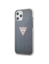 Guess Apple Tasche GUHCP12LPCUJULDB iPhone 12 Pro Max marineblau/dunkelblau Hardcase Jeans Collection
