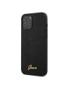 Etui Guess GUHCP12LPCUMLLIBK Apple iPhone 12 Pro Max černý/black hardcase Lizard Collection