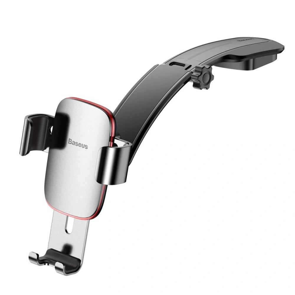 Samochodowy uchwyt grawitacyjny Baseus Metal Age na kokpit (srebrny)