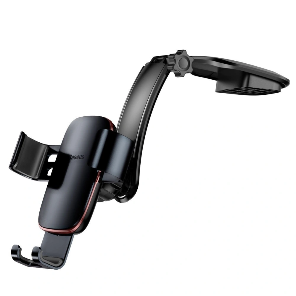 Samochodowy uchwyt grawitacyjny Baseus Metal Age na kokpit (ciemny szary)