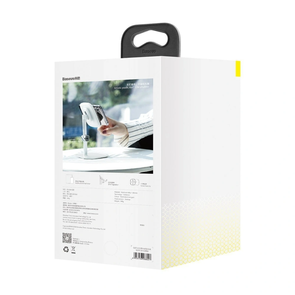 Podstawka stojak uchwyt Baseus na telefon/tablet (złoto różowe)