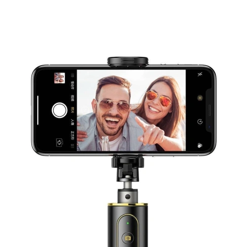 Kup Selfie tyč, Bluetooth stativ Baseus (černozlatý) - BSU1775BLKGLD - {ean13} - Sklep Home Screen