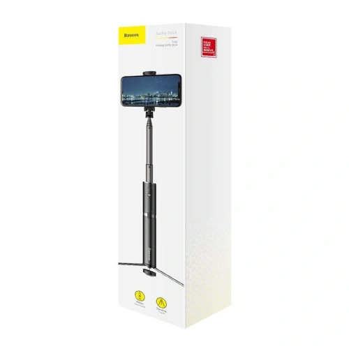 Buy Baseus Fully Folding Selfie Stick (Black+Gold) - BSU1775BLKGLD - {ean13} - Home Screen Store Europe