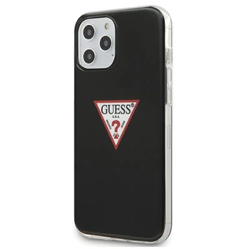 Kup Etui Guess GUHCP12MPCUCTLBK Apple iPhone 12/12 Pro negru/black hardcase Triangle Collection - GUE620BLK - {ean13} - Sklep Home Screen