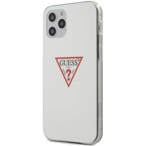Kup Etui Guess GUHCP12MPCUCTLWH Apple iPhone 12/12 Pro biały/white hardcase Triangle Collection - GUE621WHT - {ean13} - Sklep Home Screen
