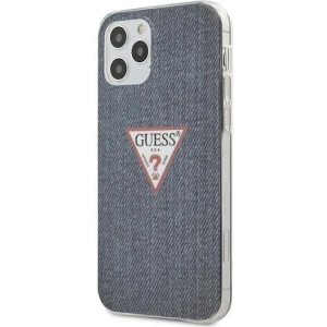 Kup Etui Guess GUHCP12MPCUJULDB Apple iPhone 12/12 Pro sötétkék/hardcase Jeans Collection - GUE622BLU - {ean13} - Sklep Home Screen