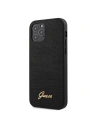 Etui Guess GUHCP12MPCUMLLIBK Apple iPhone 12/12 Pro czarny/black hardcase Lizard Collection