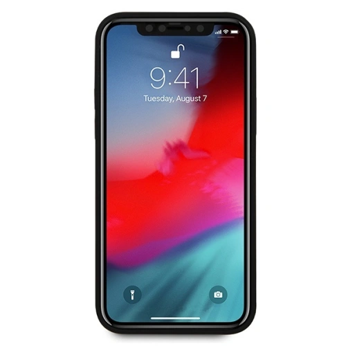 Buy Guess GUHCP12MPCUMLLIBK Apple iPhone 12/12 Pro black hardcase Lizard Collection - GUE626BLK - {ean13} - Home Screen Store Europe