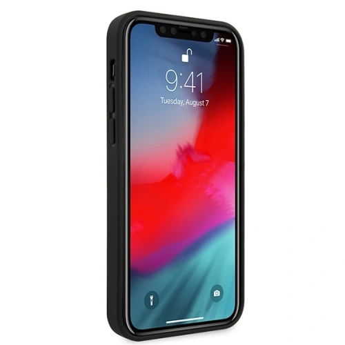 Buy Guess GUHCP12MPCUMLLIBK Apple iPhone 12/12 Pro black hardcase Lizard Collection - GUE626BLK - {ean13} - Home Screen Store Europe