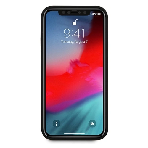 Kup Guess Apple Tasche GUHCP12MVSATMLBK iPhone 12/12 Pro schwarz/schwarz Hartschale Saffiano - GUE629BLK - {ean13} - Sklep Home Screen