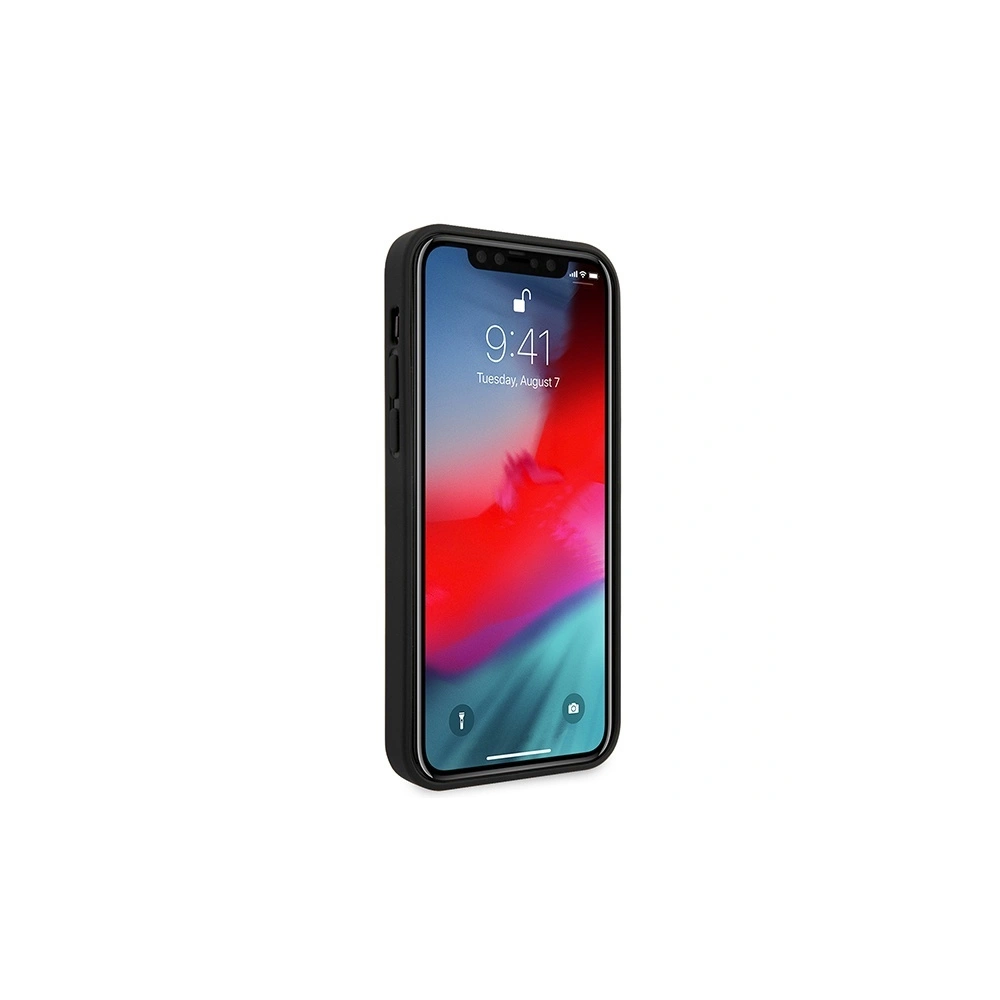 Etui Guess GUHCP12MVSATMLBK Apple iPhone 12/12 Pro czarny/black hardcase Saffiano