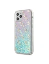 Guess Apple Tasche GUHCP12SLG4GGBLPI iPhone 12 mini rosa/rosa Hartschale Gradient Liquid Glitter 4G