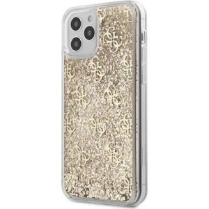 Kup Etui Guess GUHCP12SLG4GSLG Apple iPhone 12 mini arany/ gold hardcase 4G Liquid Glitter - GUE636GLD - {ean13} - Sklep Home Screen