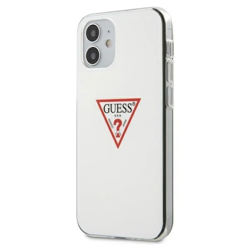 Kup Etui Guess GUHCP12SPCUCTLWH Apple iPhone 12 mini biały/white hardcase Triangle Collection - GUE642WHT - {ean13} - Sklep Home Screen